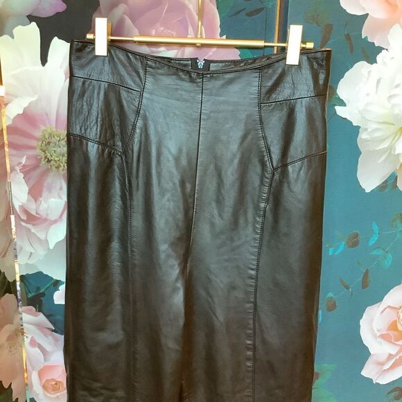 Verducci Vintage Black Leather Pants 👖 - Picture 2 of 7